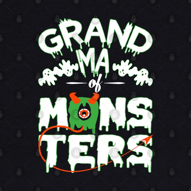 Grandma of monsters-Halloweenshirt by GoodyBroCrafts